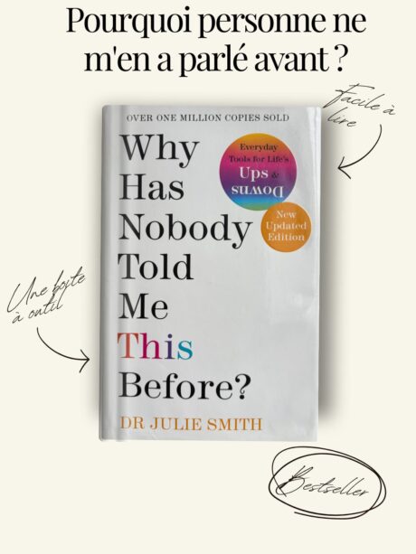 Image d'un livre intitulé Why Has Nobody Told Me This Before? écrit par Dr. Julie Smith.